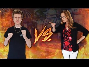 Arcade Warrior VS Mom - Arcade Challenge!