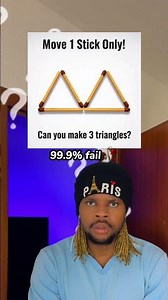 It’s Impossible To Make 3 Triangles 🥀