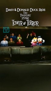 Donald and Daisy duck bravely check in at The Twilight Zone Tower of Terror at Disney’s Hollywood Studios, from the era when the ride still had lap bars instead of seatbelts 😱🎢 Every drop felt wilder, every scream was earned, and you really held on as the doors opened to the Twilight Zone. Classic Disney thrill energy at its finest. Anyone else remember riding it like this… or is this unlocking a core memory? #waltdisneyworld #wdw #TowerOfTerror | Disney World Tom
