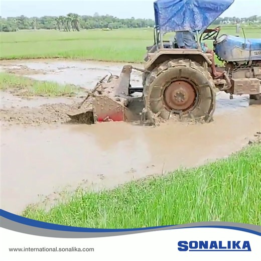 39K views · 394 reactions | Paddy farming made easy with Sonalika! Embrace productivity and efficiency as the Sonalika tractor works with a back-end farm implement and proves to be the best paddy farming partner any farmer could wish for. To know more, visit: https://bit.ly/3tK5pzO #Sonalika #SonalikaTractorsInternational #Crops #Power #Harvesting #Cultivation #HarvestVideo | Sonalika Tractors International | Facebook