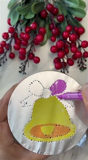 How to draw a bell on aluminum?