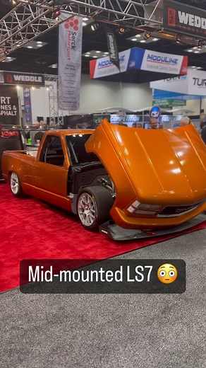 SICK Cars and Trucks | ‘98 GMC powered by mid-mounted LS7 crate engine and @weddleindustries Transaxle at the @myprishow. Pretty sick set up! #sickcarsandtrucks... | Instagram
