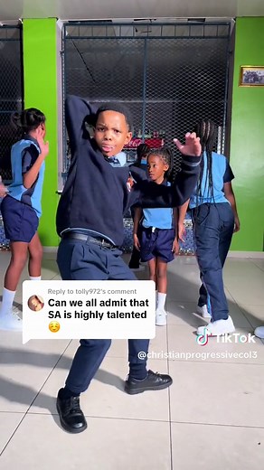 Andile Takes on the Hade Boss Challenge at Christian Progressive College in South Africa TikTok