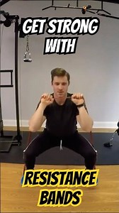 How to Half Squat with a Resistance Band