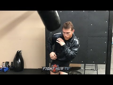 CANELO TRAINING FOR DANIEL JACOBS WAR, HEAD MOVEMENT & SHADOW BOXING
