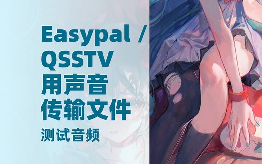 【DSSTV测试】使用数字SSTV更清晰地传输图片/文件