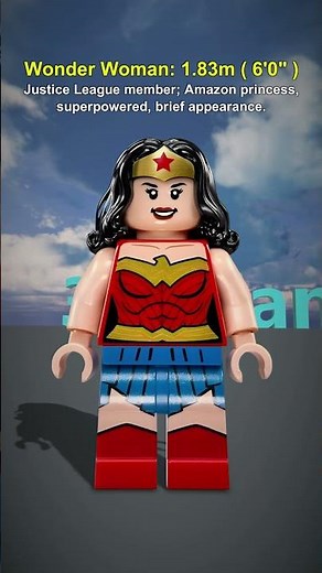 The Lego Batman Movie | Character Size Comparison | From Smallest to Largest #legobatman #animation