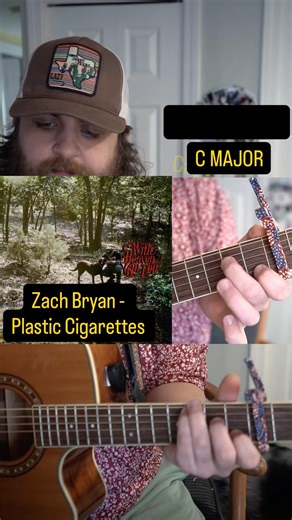 Mini Lesson: Zach Bryan - Plastic Cigarettes #music #tutorial #cover