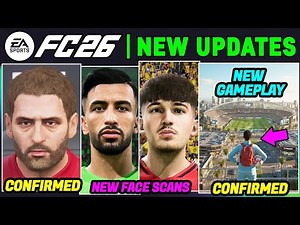 EA FC 26 NEWS | NEW CONFIRMED Updates, Real Faces & GREAT FEATURES ✅
