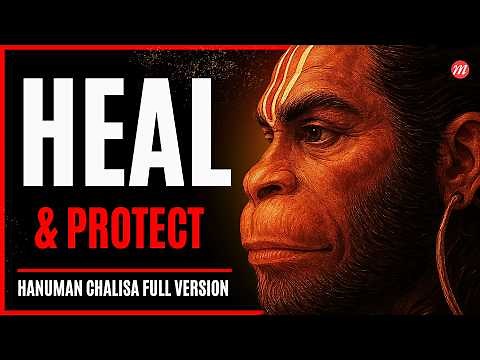 POWERFUL HANUMAN CHALISA with LYRICS | 1 HOUR DIVINE PROTECTION MANTRA | Remove Negative Energy