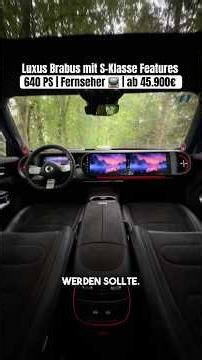Brabus with 640 HP, S-Class features for €60,000