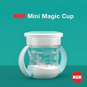 The NUK Mini Magic Cup is the ultimate starter cup for little ones 6 months and up! 🌟 Babies can sip from any side of the rim, making it super easy for them to learn. With soft ergonomic handles and a spill-proof design, it's perfect for every adventure! 🍼✨ #NUKMagicCup #BabyMilestones #SpillProof #EasyLearning #ParentApproved | NUK