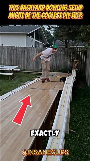 They Built a Real Bowling Alley in Their Backyard!