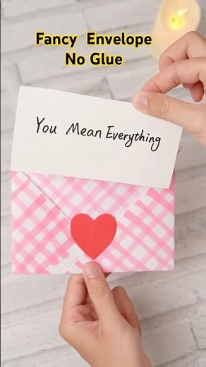 I Turned One Sheet of Paper Into a Cute Envelope 💌