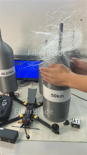 50 km super excellent optical fiber coil#FiberBlade #coil #Fiber #reel #Fiber-optic drone