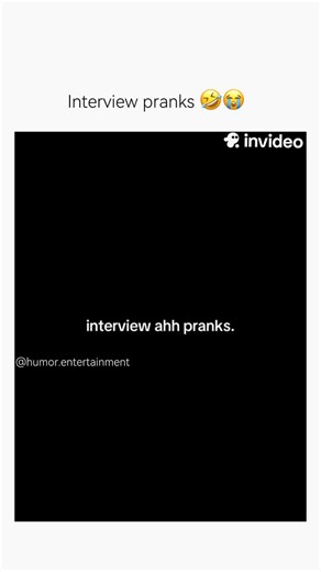 Memes and funny clips on Instagram: "Fun Fact about Interview Pranks: Pulling a prank in a job interview sounds hilarious… until you realize HR has zero sense of humor and a lifetime supply of passive-aggressive emails. 😬 One second you’re saying “just kidding,” next second your application’s in the recycle bin of shame. #InstantRegret #OopsMoment #UnemployedAF #WhyAmILikeThis #BrainGlitch #JokeWentTooFar"