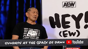7.4K views · 301 reactions | Did Minoru Suzuki make a friend on the latest episode of Hey! (EW) with RJ City? Tune in bright and early TOMORROW MORNING to find out! ▶️ YouTube.com/AEW | All Elite Wrestling | Facebook