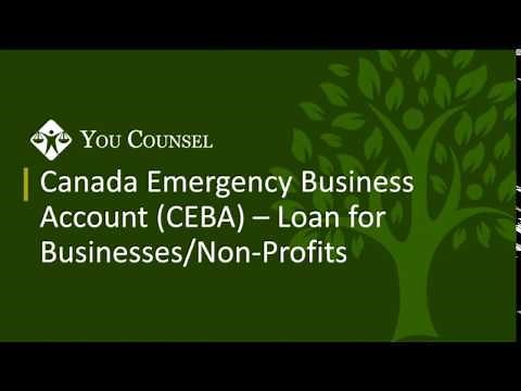 Canada Emergency Business Account (CEBA) - Loan for Businesses/Non-Profits