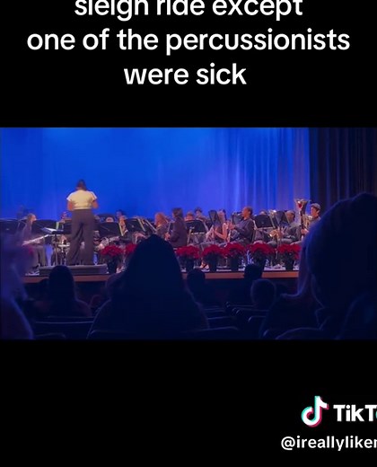 guess which part they played #sleighride #band #christmas #concert #fyp