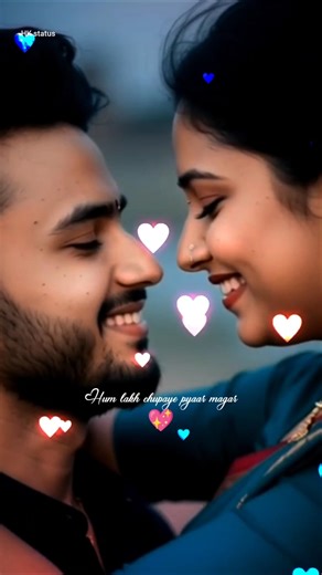 Romantic Love Status 😍💗//hum lakh chupaye pyar magar status//#love #status #shorts #shortsfeed