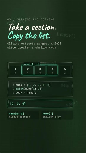 Python Lists Explained: Indexing, Mutation, Slicing and Copying 🐍📋