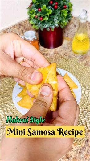 Part 1- Easy Mini Samosa Recipe | Crispy Tasty Halwai-Style Tea-Time Snack 🤤🔥