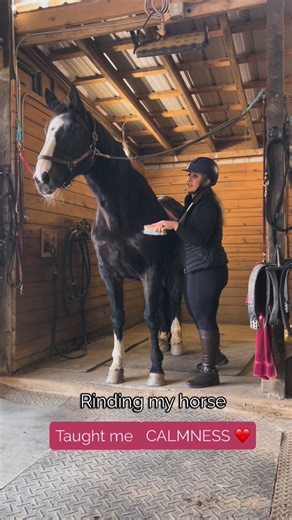 Imene Mikhaiel on Instagram: "I have been riding for couple months on a weekly basis, at times it is scary, at times it’s fun ..and I always end my riding lesson with a big bond with my horse she feels every single emotion, she is teaching me a lot about power and leadership how to be soft, how to trust and when, how to let go and how to be aware of my surroundings. I am excited for 2026 I have few riding goals I will share with you soon ❤️"