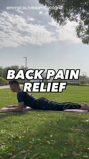 594K views · 10K reactions | Simple stretching to relieve your back pain. - Remember that these are merely examples of exercises that "MAY" help, not a "one-size-fits-all" approach rehab. If you have pain or functional limitations, see a medical professional. #backpain #backpainremedy #backpainexercises #backpainstretching #lowerbackpain #physicaltherapy #physiotherapy #physicaltherapysession #foryou #following #reels #fbreels | Physical Therapy Session | Facebook