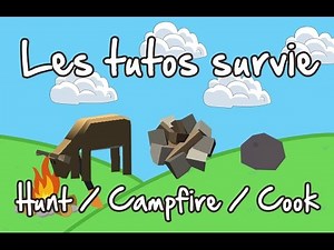 Unturned FR tuto survie : Hunt / Cook / Campfire craft