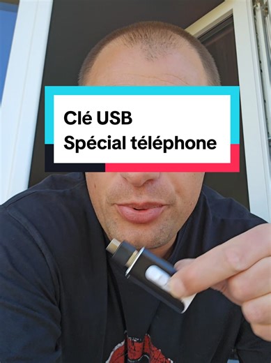 mémoire de téléphone saturé, clé USB pour transférer photos en vidéos rapidement sans avoir besoin d'ordinateur. #usb #telephone #photos #transfert #memoire