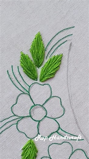 29K views · 484 reactions | Fishbone Leaves Embroidery !!! Leaf hand Embroidery,Fishbone Stitch #fblifestyle #ruphandicraft #embroidery #leafembroidery #reelsfbシ | নকশী পল্লী | Facebook