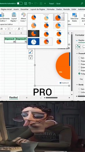 Excel me Pie Chart Kaise Banaye | Percentage Automatically 📊 kaise nikale | #excel #chart #shorts ..