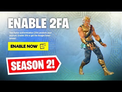 HOW TO ENABLE 2FA ON FORTNITE! (SEASON 2)