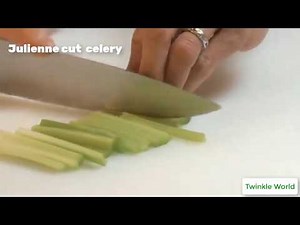 Julienne Cut Celery | Twinkle Recipe