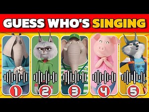 Guess Who's Singing 🎤🎶 | Sing 1 & 2 Song Quiz Challenge | Rosita, Alfonso, Nooshy, Meena, Porsha