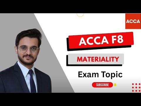 Materiality Concept Explained with Examples | ACCA F8 (AA) Audit & Assurance