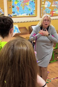 3.7M views · 10K reactions | She didn't believe her eyes when she saw her students | Fabiosa Kindness in Action | Facebook