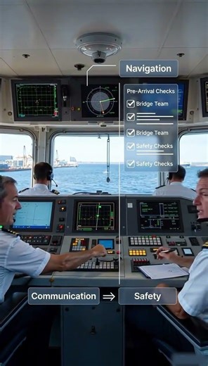 Bridge Team Communication & Pre-Arrival Checks: Safety Protocol in Action 🚢⚓