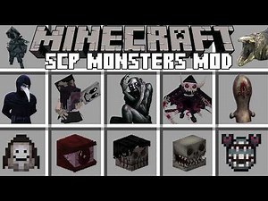Minmecraft SCP MOD / SCP SCARY MONSTERS MOD! (Minecraft Mods)