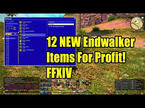 FFXIV: Endwalker 12 Easy Botanist Items To Gather For Profit! | Ryuko FF14
