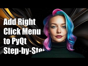 How to Add Right Click Context Menu to a PyQt Widget: Step-by-Step Guide