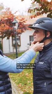 Remember: Your riding helmet should be individually adjusted to fit your head perfectly. Want to know how to ensure a proper helmet adjustment? Get all the insights in our must-watch video or visit our specialized equestrian retailers! 😎 #SafeInStyle #abus #pikeur #abuspikeur #equestrianhelmets #equestrianlife | PIKEUR