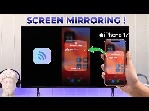 How to Screen Mirror iPhone 17's to Any Smart TV! [Use AirPlay]