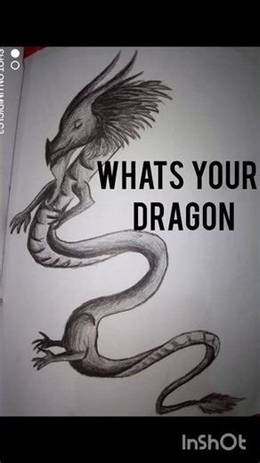 Dragon drawing 😱❤️❤️