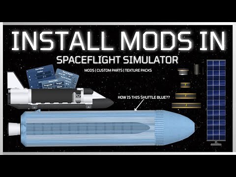 HOW TO INSTALL MODS IN SFS | THE ULTIMATE 2- MINUTE GUIDE | 2K | #spaceflightsimulator