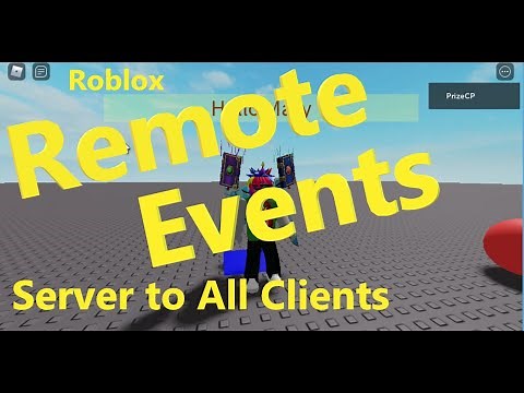 Remote Events (Server to All Clients)(Roblox Studio Tutorial for New Beginners Series 2) (N218)