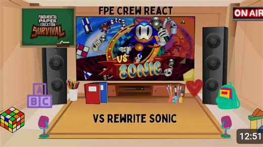FPE React - FNF VS REWRITE - ROUND 2 - Gacha Nebula