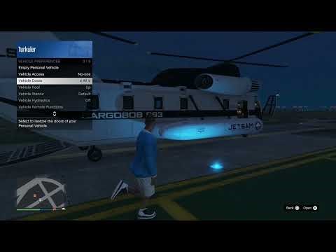 GTA 5 Online How to Fly Cargobob!