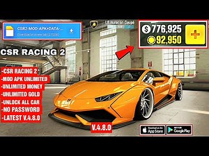 csr racing 2 mod apk unlimited money unlimited gold unlock all car | latest v4.8.0