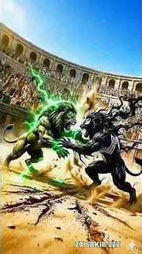 Hulk vs Venom Beast Fight 🧠 AI Generated Epic Battle (Insane Ending!) #aishorts #hulk #aibattle